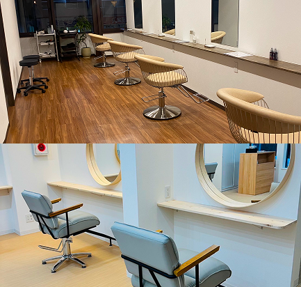 ヘアハウス　●●●●店　　　代表　●●　●●